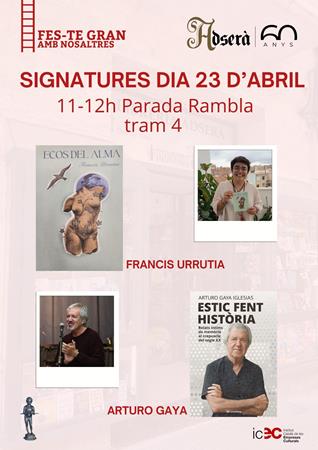 SIGNATURES DIA DE SANT JORDI 2026 | 