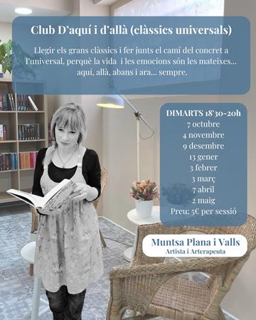 Club D'aquí i d'allà (clàssics universals) amb la Muntsa Plana i Valls | 