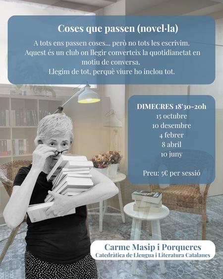 Club Coses que passen (novel·la) amb la Carme Masip Porqueres | 