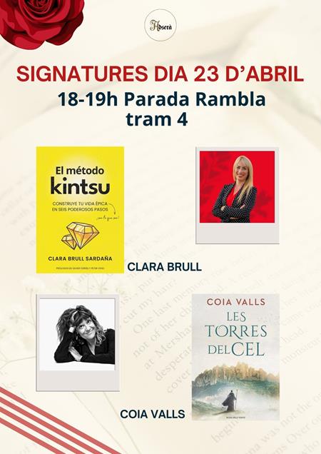 FIRMAS DE AUTORES SANT JORDI 2025 | 