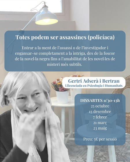 CLUB: TOTES PODEM SER ASSASSINES DE NOVEL·LA POLICÍACA | 