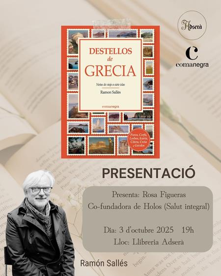 Presentació: Destellos de Grecia de Ramón Sallés | 