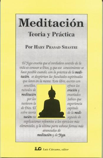 MEDITACION TEORIA Y PRACTICA | 9788476271254 | PRASAD SHASTRI,HARI
