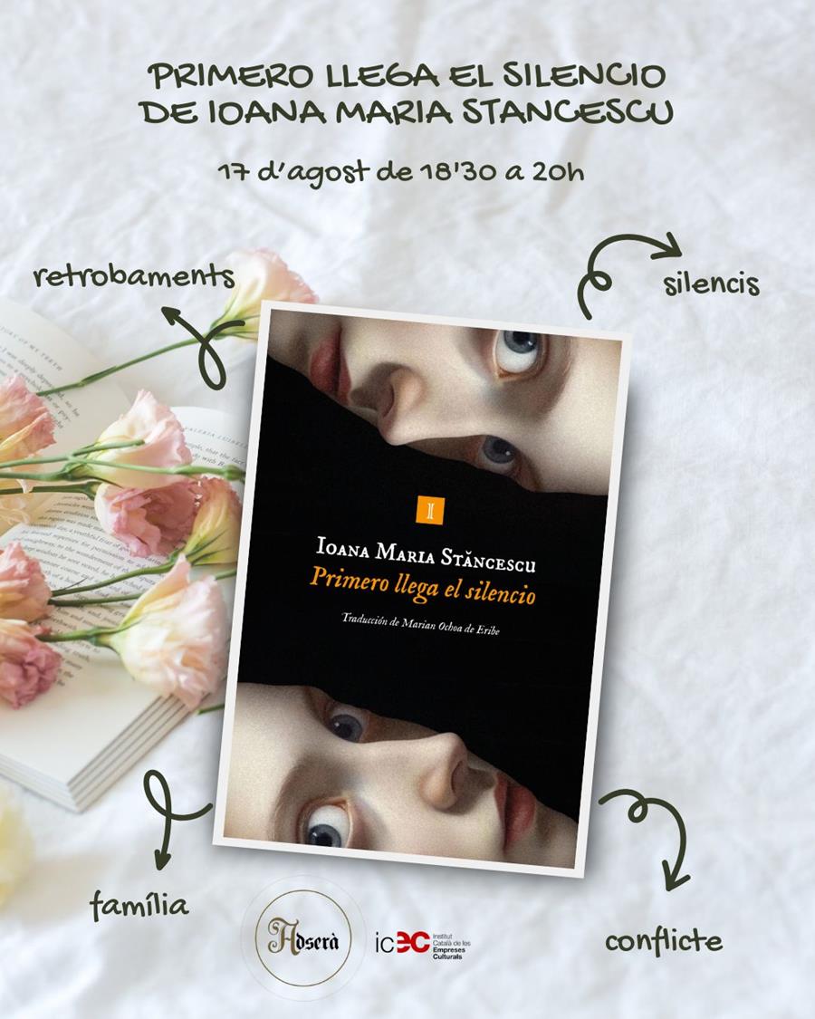 CLUBS DE LECTURA D'ESTIU: PRIMERO LLEGA EL SILENCIO de I.M.Stancescu - 