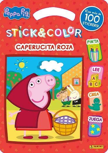 STICK & COLOR CAPERUCITA ROJA - PEPPA PIG | 9788427872295