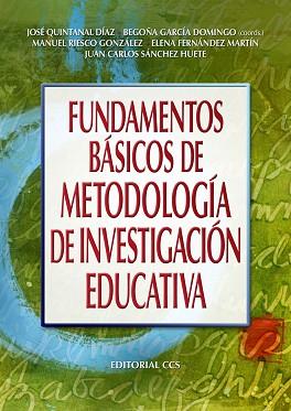FUNDAMENTOS BASICOS DE LA METODOLOGIA DE INVESTIGACION EDUCATIVA | 9788498427417 | VVAA