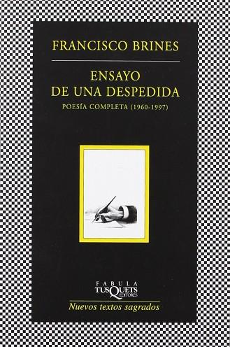 ENSAYO DE UNA DESPEDIDA. POESIA COMPLETA 1960 1997 | 9788483833537 | BRINES,FRANCISCO