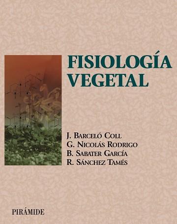FISIOLOGIA VEGETAL | 9788436815252 | SABATER GARCIA,BARTOLOME BARCELO COLL,J. NICOLAS RODRIGO,G. SANCHEZ TAMES,R.