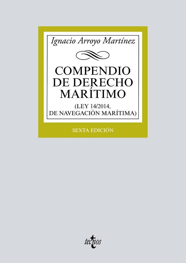 COMPENDIO DE DERECHO MARÍTIMO | 9788430972166 | ARROYO, IGNACIO