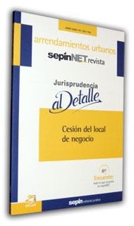 CESION DEL LOCAL DE NEGOCIO | 9788495762627 | EDITORIAL SEPIN