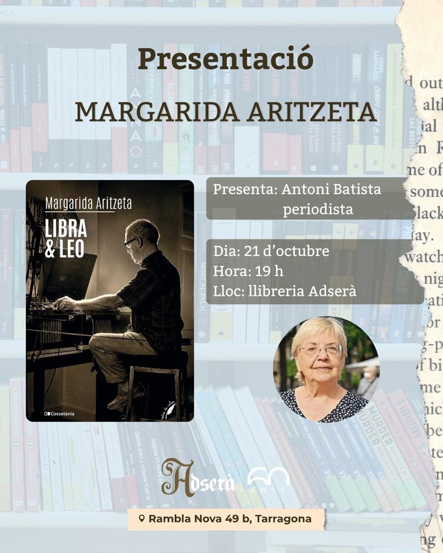 Presentació del llibre Libra & Leo de Margarida Aritzeta - 