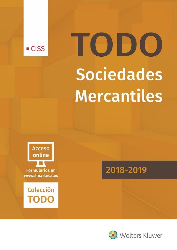 TODO SOCIEDADES MERCANTILES 2018-2019 | 9788499540528 | CISS