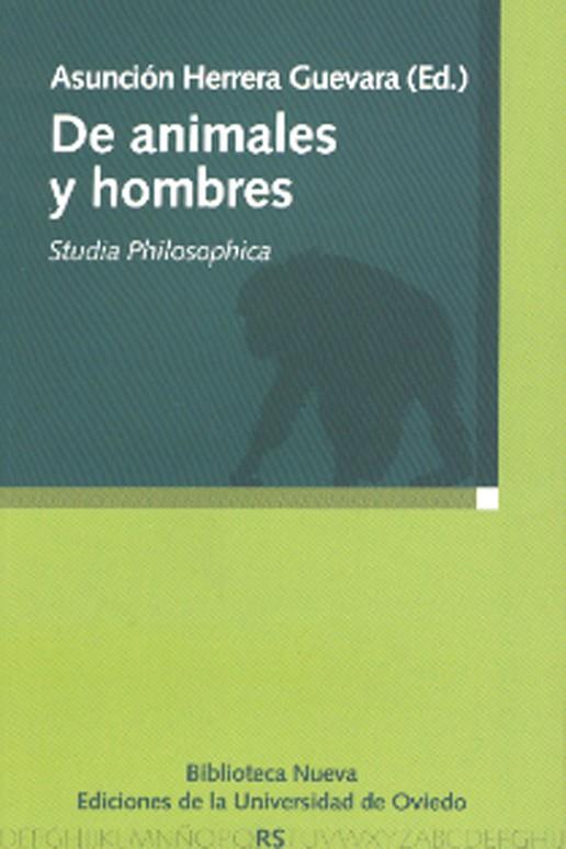 DE ANIMALES Y HOMBRES,STUDIA PHILOSOPHICA | 9788497426404 | HERRERA GUEVARA,ASUNCION