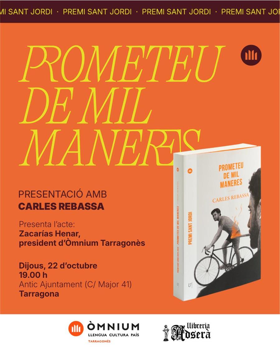 Presentació Prometeu de mil maneres de Carles Rebassa - 