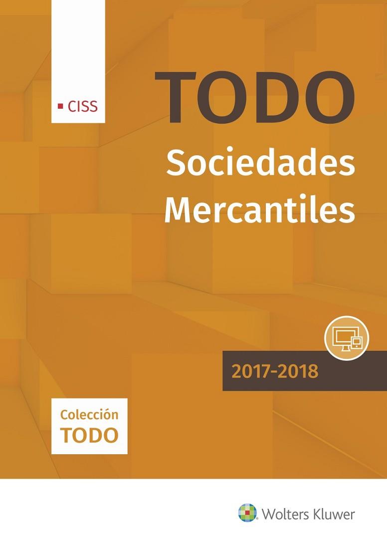TODO SOCIEDADES MERCANTILES 2017-2018 | 9788499540153