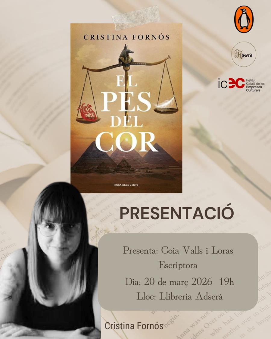 Presentació: El pes del cor de Cristina Fornós - 