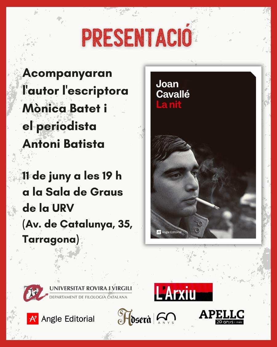 PRESENTACIÓ: La nit de Joan Cavallé - 