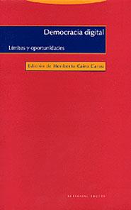 DEMOCRACIA DIGITAL. LIMITES Y OPORTUNIDADES | 9788481645491 | CAIRO CAROU,HERIBERTO