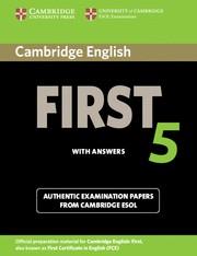 CAMBRIDGE ENGLISH FIRST 5 WITH ANSWERS | 9781107603318 | CAMBRIDGE ESOL