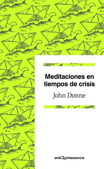 MEDITACIONES EN TIEMPOS DE CRISIS | 9788434405363 | DONNE,JOHN