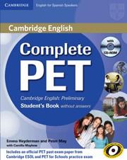 COMPLETE PET STUDENT,S BOOK WITHOUT ANSWERS + CD-ROM | 9788483237397 | MAY,PETER HEYDERMAN,EMMA