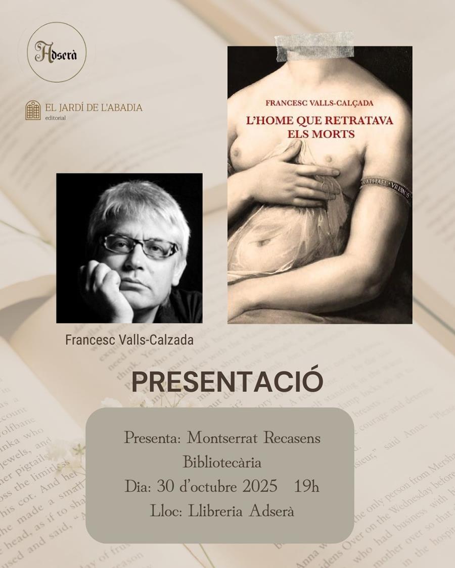 Presentació: L'home que retratava els morts de Francesc Valls-Calzada - 