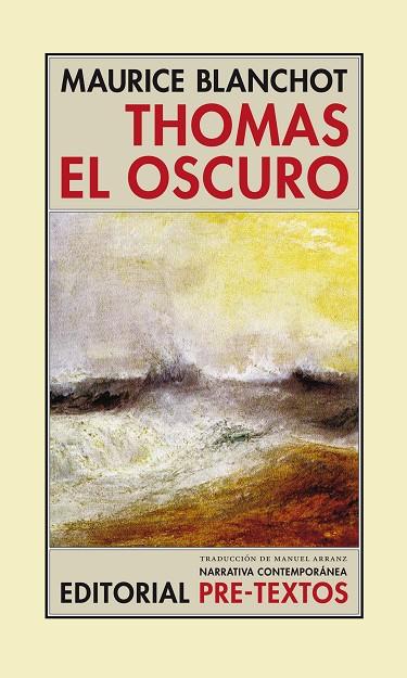 THOMAS EL OSCURO | 9788481914634 | BLANCHOT,MAURICE