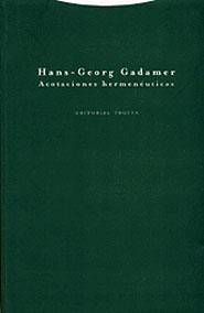 ACOTACIONES HERMENEUTICAS | 9788481645026 | GADAMER,HANS-GEORG