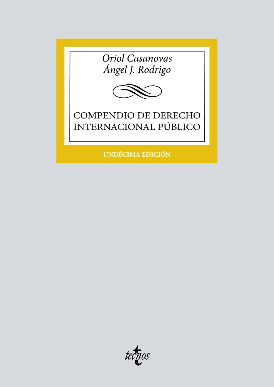 COMPENDIO DE DERECHO INTERNACIONAL PÚBLICO | 9788430985364 | CASANOVAS, ORIOL / RODRIGO, ÁNGEL J.