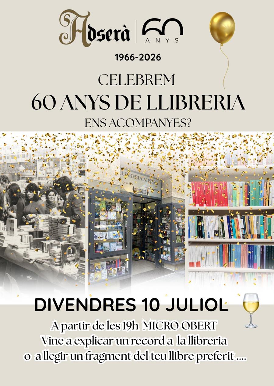 60 anys de llibreria. Ens acompanyes? - 