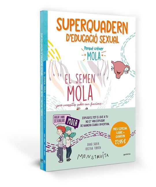 PACK EL SEMEN MOLA + SUPERQUADERN D'EDUCACIÓ SEXUAL | 9788419975072 | SALVIA, ANNA