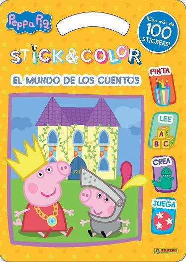 STICK & COLOR EL MUNDO DE LOS CUENTOS - PEPPA PIG | 9788427872301