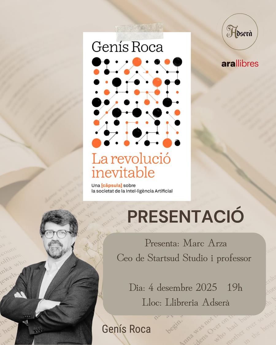 Presentació del llibre: La revolució inevitable de Genís Roca - 