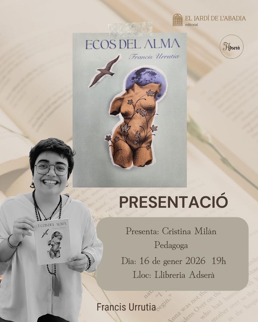 Presentació del llibre Ecos del alma de Francis Urrutia - 