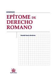 EPITOME DE DERECHO ROMANO | 9788498769364 | PANERO GUTIERREZ,RICARDO