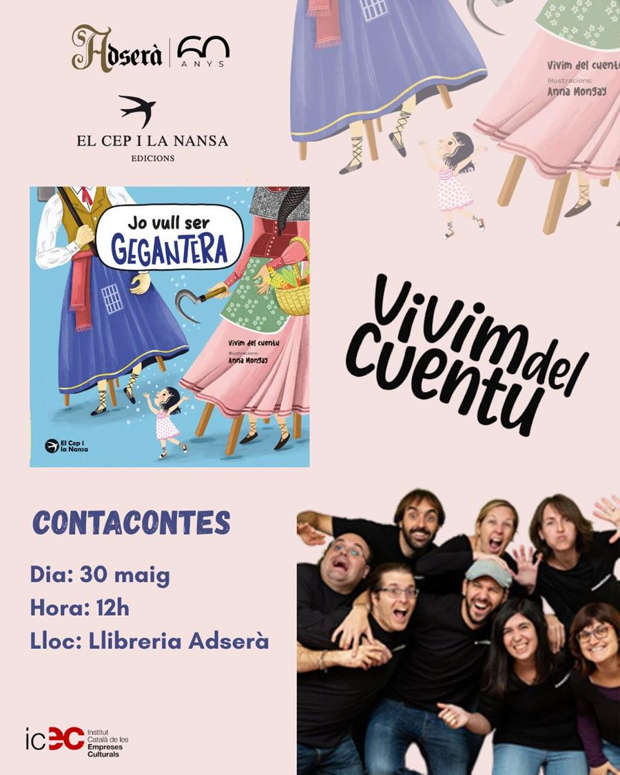 Contacontes Jo vull ser gegantera de Vivim del cuentu - 