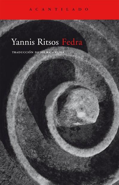 FEDRA -BILINGUE CASTELLA-GREC | 9788496489912 | RITSOS,YANNIS