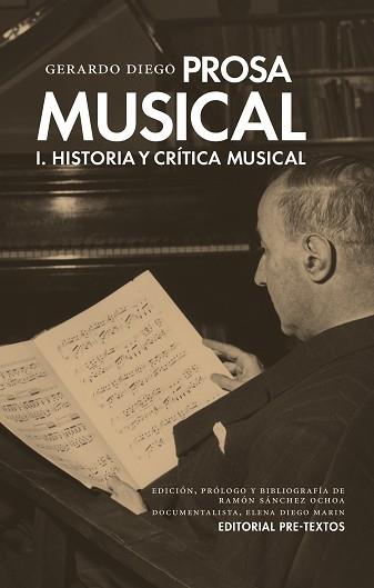 PROSA MUSICAL I. HISTORIA Y CRITICA MUSICAL | 9788415894773 | DIEGO,GERARDO