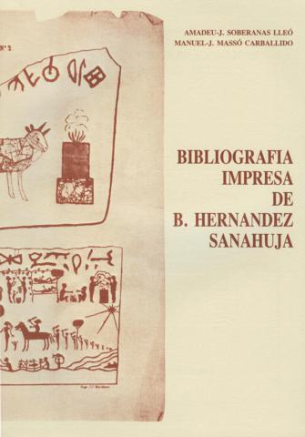BIBLIOGRAFIA IMPRESA DE B.HERNANDEZ SANAHUJA | 9788487123542 | SOBERANAS LLEO,AMADEU MASSO CARBALLIDO,JAUME