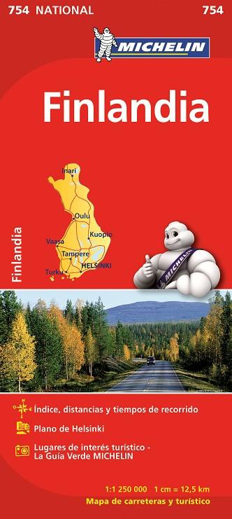 FINLANDIA MAPA 754  -- 2012 | 9782067172906 | VARIOS AUTORES