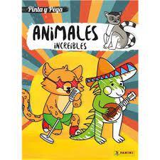 PINTA Y PEGA ANIMALES INCREIBLES | 9788427873100
