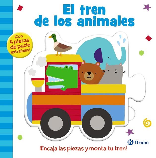 EL TREN DE LOS ANIMALES (CON 4 PIEZAS DE PUZLE) | 9788469629697