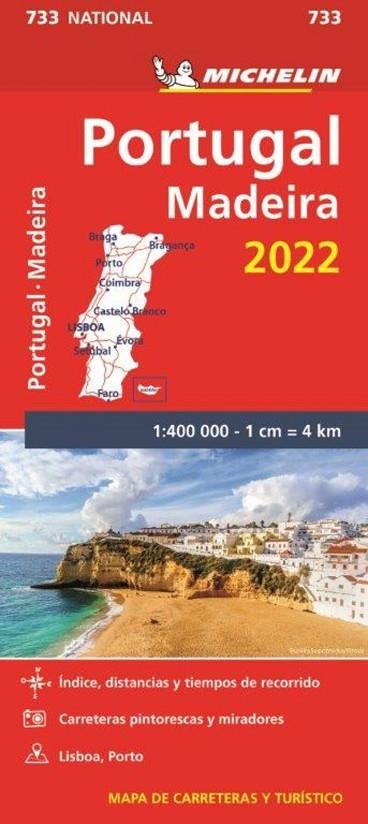 MAPA PORTUGAL MADEIRA 2022 1:400.000 | 9782067254602