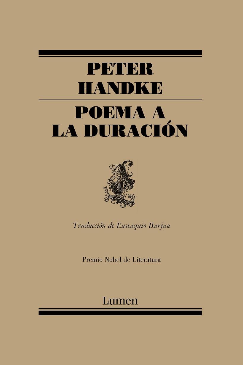 POEMA A LA DURACIÓN | 9788426427717 | HANDKE, PETER (PREMI NOBEL DE LITERATURA 2019)