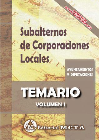 TEMARIO SUBALTERNOS DE CORPORACIONES LOCALES 2019 | 9788482194622