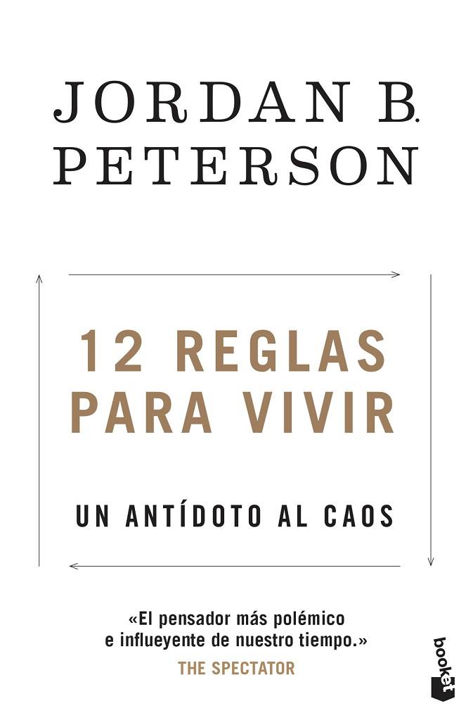 12 REGLAS PARA VIVIR. UN ANTÍDOTO AL CAOS | 9788408233114 | PETERSON, JORDAN B.