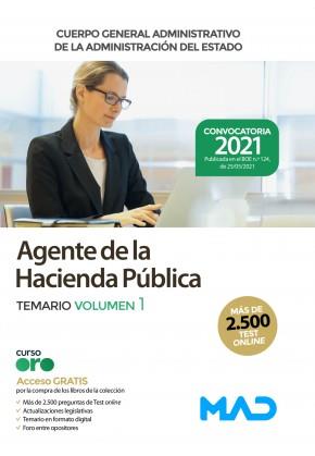 AGENTE DE LA HACIENDA PUBLICA TEMARIO 1 | 9788414246085