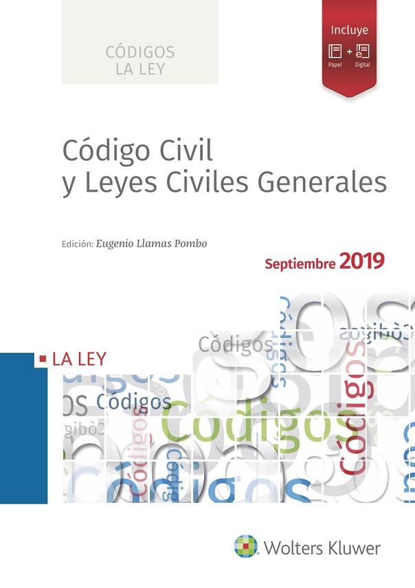 CÓDIGO CIVIL Y LEYES CIVILES GENERALES 2019 | 9788490208571