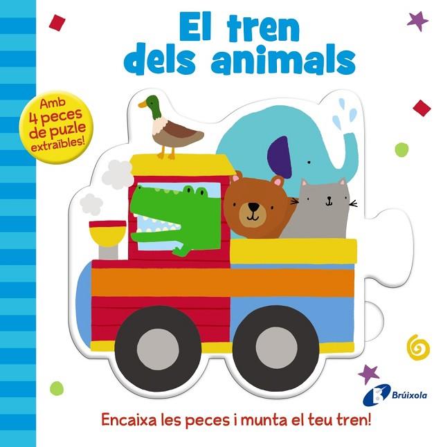 EL TREN DELS ANIMALS (AMB 4 PECES DE PUZLE) | 9788413490045