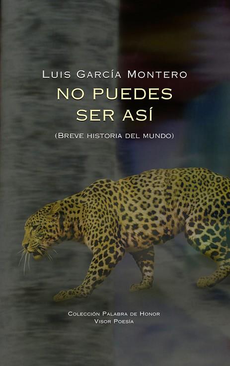 NO PUEDES SER ASÍ (BREVE HISTORIA DEL MUNDO) | 9788498956368 | GARCÍA MONTERO, LUIS
